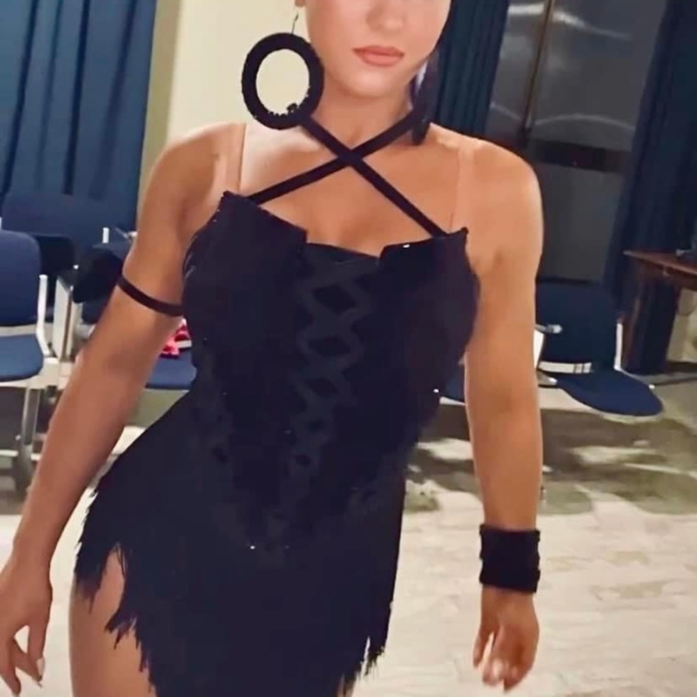 Latin dance dress
